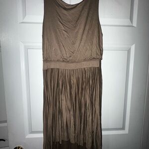 Esley Tan High Low Dress